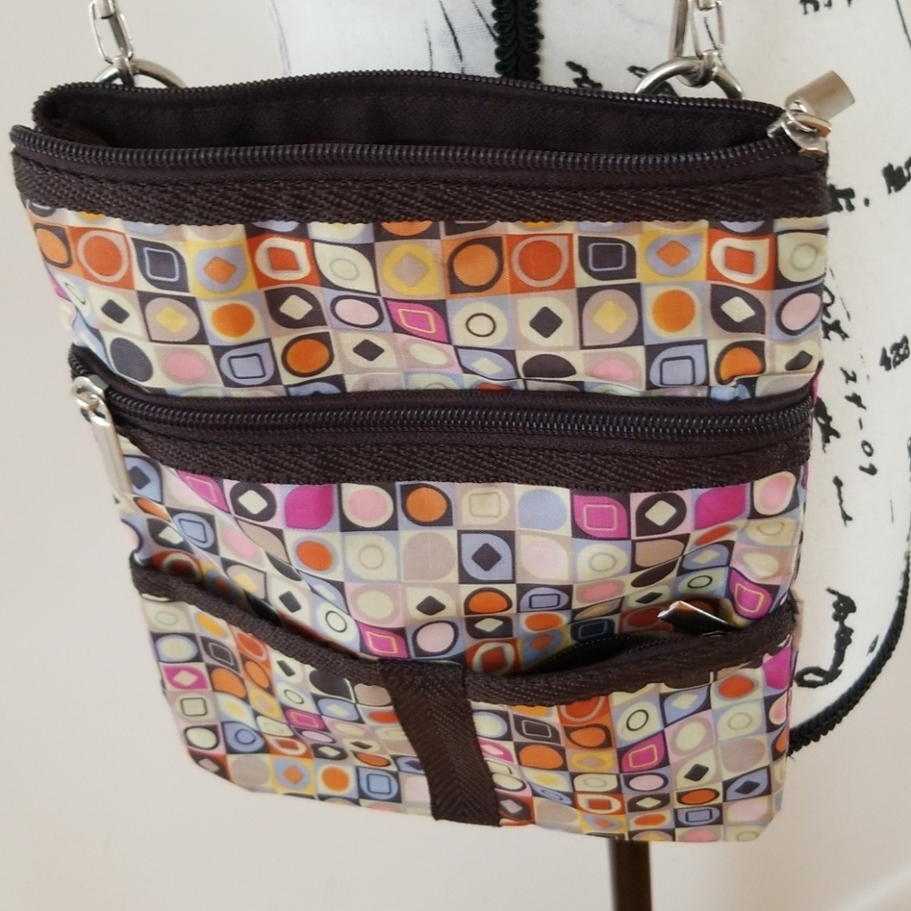 Braciano Crossbody Oil Cloth small Travel bag